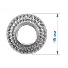 Світильник вбудований LED PANEL RIGHT HAUSEN CRYSTAL 2 MR16+3W LED 4000K білий HN-275030