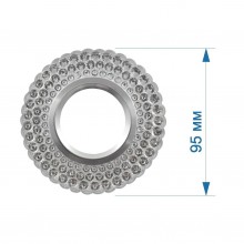 Світильник вбудований LED PANEL RIGHT HAUSEN CRYSTAL 3 MR16+3W LED 4000K білий HN-275040