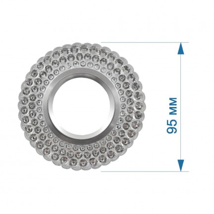 Світильник вбудований LED PANEL RIGHT HAUSEN CRYSTAL 3 MR16+3W LED 4000K білий HN-275040