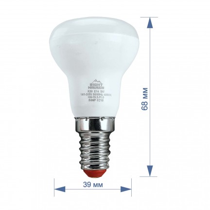 Лампа RIGHT HAUSEN LED Standard R39 5W E14 4000K HN-153010