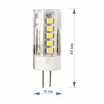 Лампа RIGHT HAUSEN LED Standard капсульна 3,5W 220V G4 6000K керам./пласт. HN-157042