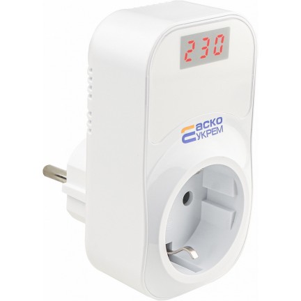 Реле контролю напруги розеткове URate S-16 AC230V 16A (RKV) АСКО