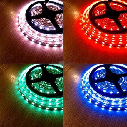 Стрічка світлодіодна MTK-300RGB5050-12 №1 RGB, 60 LED, IP20, 5050