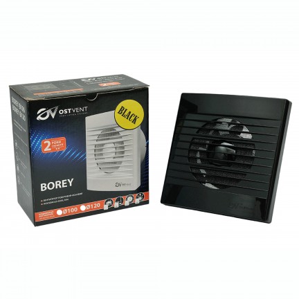 Вентилятор  BOREY BLACK 100 S (008-0100B)