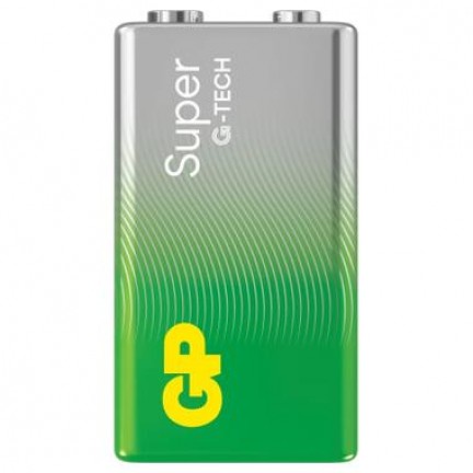 Батарейка GP 6LF22 SUPER (крона) Ultra блістер
