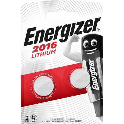 Батарейка ENERGIZER lithium CR2016 2 штуки