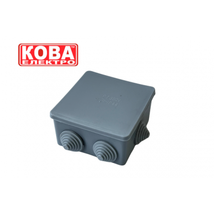 Коробка розподільна Premium Gray Р7 без клем, 90х90х50 мм