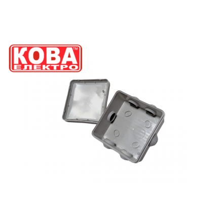Коробка розподільна Premium Gray Р13 без клем, 100х100х50 мм NEW