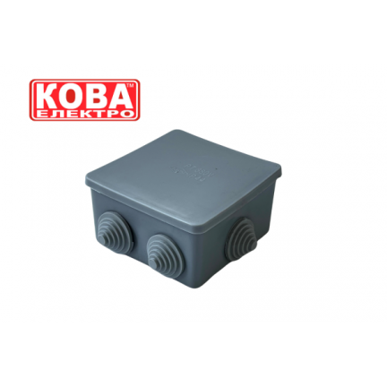 Коробка розподільна Premium Gray Р7 без клем, 90х90х50 мм