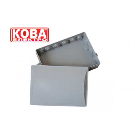 Коробка розподільна Premium Gray Р16 без клемника 133,4(156,4)х94,5х40,5 мм NEW