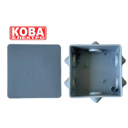 Коробка розподільна Premium Gray Р7 без клем, 90х90х50 мм