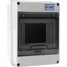 Коробка під автомати Right Hausen AquaShield IP54 зовнішня на 5 автоматів HN-414010 Коробка під автомати Right Hausen AquaShield IP54 зовнішня на 5 автоматів HN-414010