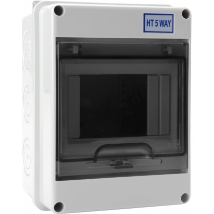 Коробка під автомати Right Hausen AquaShield IP54 зовнішня на 5 автоматів HN-414010 Коробка під автомати Right Hausen AquaShield IP54 зовнішня на 5 автоматів HN-414010