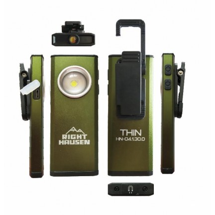 Ліхтарик RIGHT HAUSEN THIN 5W+1W 1500 mAh зелений HN-312112