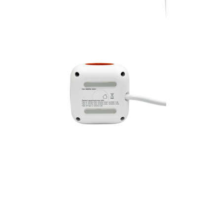 Розгалужувач Right Hausen Cube With Cable із заземленням, вимикачем, 2 USB type-A, USB type-C HN-024201