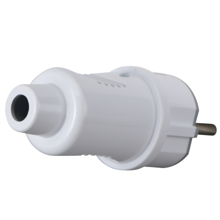 Вилка RIGHT HAUSEN SOFT LINE пряма з/з біла HN-021031 NEW