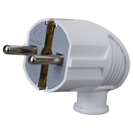 Вилка RIGHT HAUSEN SOFT LINE кутова з/з біла HN-021041 NEW