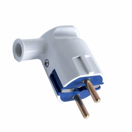 Вилка RIGHT HAUSEN STANDARD кутова з/з біла HN-021101