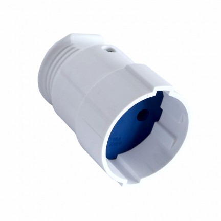 Гніздо RIGHT HAUSEN STANDARD штепсельне б/з біле HN-022041