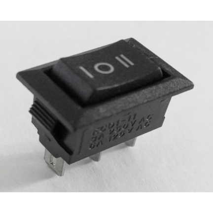 Кнопка RIGHT HAUSEN KCD11-103 квадратна чорна велика перекидна HN-482080 NEW