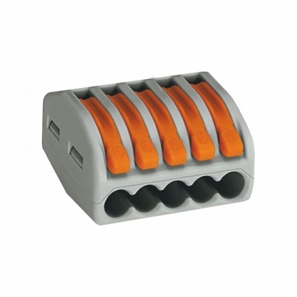 Клема сполучна універсальна RIGHT HAUSEN SOFT LINE 5 отворів HN-185030