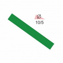 Термоусадочна трубка RIGHT HAUSEN 10,0/5 зелена
