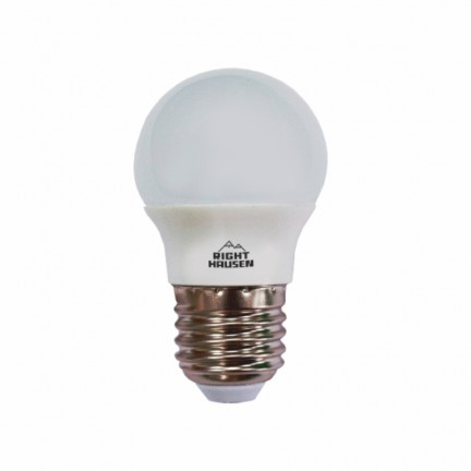 Лампа RIGHT HAUSEN LED Soft line КУЛЯ 6W Е27 4000K HN-255040
