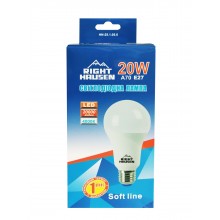 Лампа RIGHT HAUSEN LED Soft line A70 20W E27 4000K HN-251050