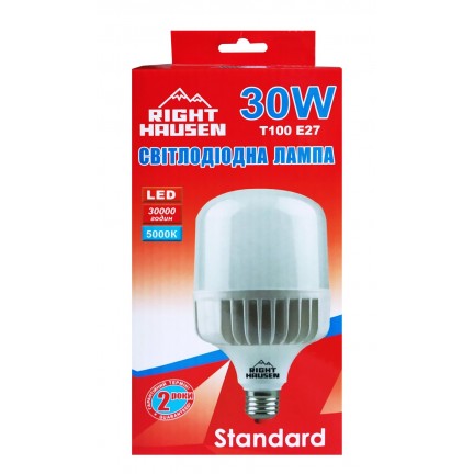 Лампа RIGHT HAUSEN LED Standard HIGH POWER 30W E27 5000K HN-158012 
