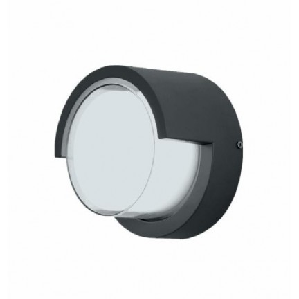 Світильник фасадний RIGHT HAUSEN LED Modern коло прозорий 12W 6500K IP54 HN-196020