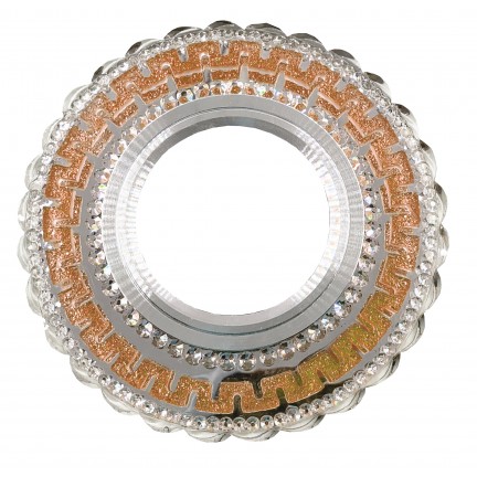 Світильник вбудований LED PANEL RIGHT HAUSEN CRYSTAL 7 MR16+3W LED 4000K AMBER HN-275091 NEW