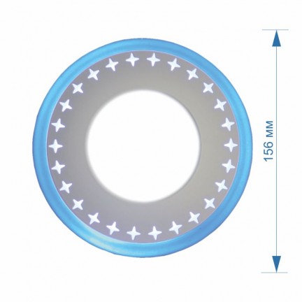 АКЦІЯ Світильник LED PANEL RIGHT HAUSEN LACE STAR 6W 4000K білий+3W blue