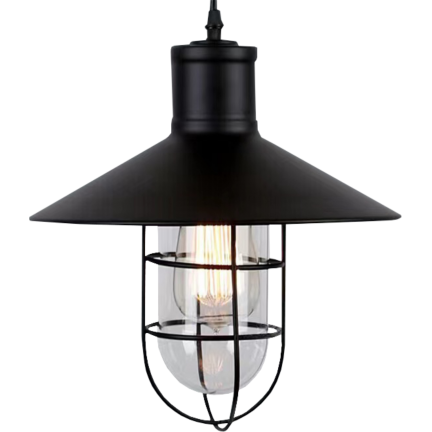 Світильник LOFT RIGHT HAUSEN Industrial чорний HN-321012 NEW