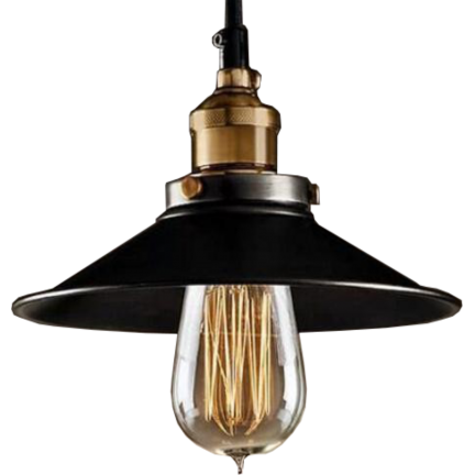 Світильник LOFT RIGHT HAUSEN Plate 360 ​​мм чорний HN-321082