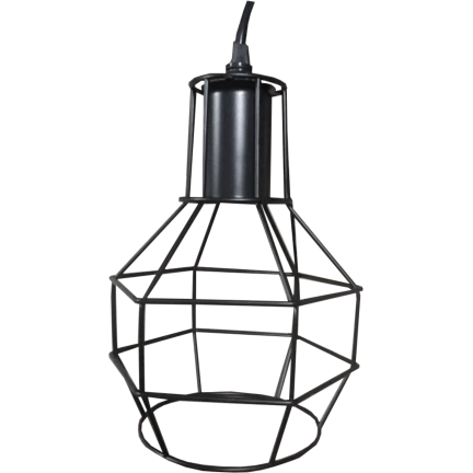 Світильник LOFT RIGHT HAUSEN Cage2 чорний HN-322022