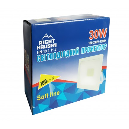 Прожектор RIGHT HAUSEN SOFT LED 30W 6500K IP65 білий HN-191112