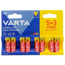 Батарейка VARTA 4703 (LR03) Maxi-Tech (LongLife MAX Power) 1х8