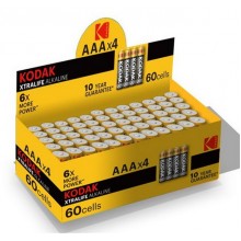Батарейка KODAK XTRALIFE LR03 коробка 1х4 шт. NEW