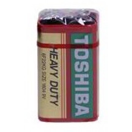 Батарейка TOSHIBA 6F22 коробка 1х1 