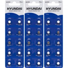 Батарейка HYUNDAI AG4 blister (10 штук) Батарейка HYUNDAI AG4 blister (10 штук)