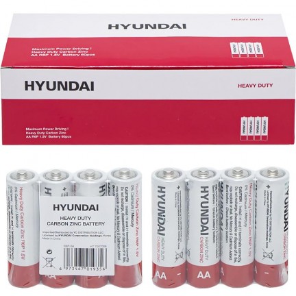 Батарейка HYUNDAI R06 AA shrink 4 Heavy Duty
