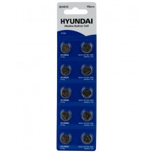 Батарейка HYUNDAI AG10 Blister (10 штук) Батарейка HYUNDAI AG10 Blister (10 штук)
