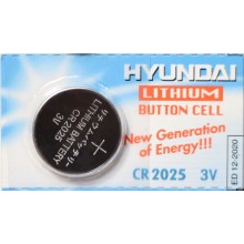 Батарейка HYUNDAI CR2025 blister (5 штук) Батарейка HYUNDAI CR2025 blister (5 штук)
