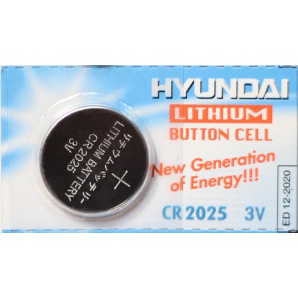 Батарейка HYUNDAI CR2025 blister (5 штук)